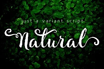 Natural Script Free font