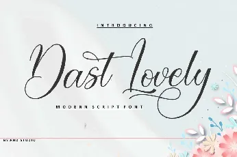 Dast Lovely font