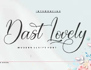 Dast Lovely font