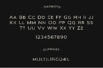 Darbots font