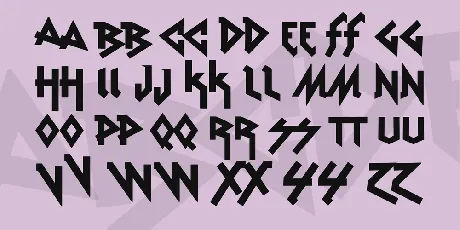 vtks Rude Metal font