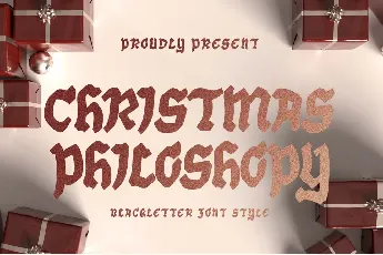 Christmas Philosophy - 1 font