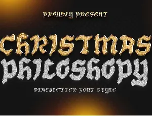 Christmas Philosophy - 1 font