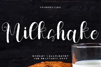 Milkshake font