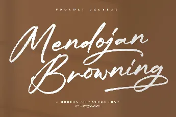 Mendoja Browning font