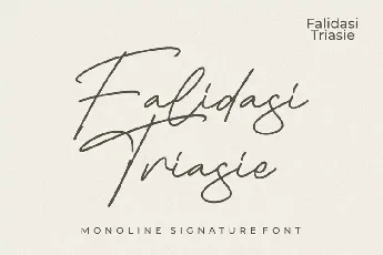 Falidasi Triasie font