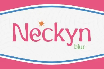 Neckyn Blur font