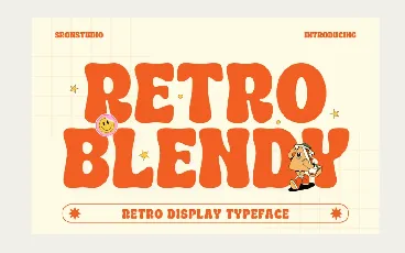 Retro Blendy font