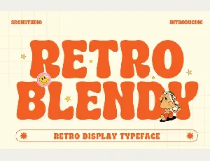 Retro Blendy font