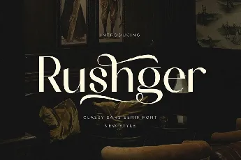 Rushger font