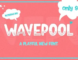 Wavepool font