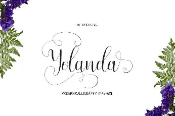 Yolanda Script Free font