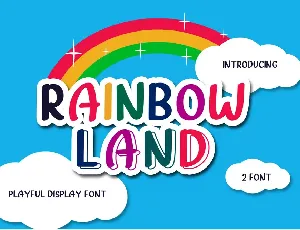 Rainbow Land font