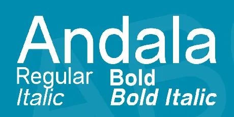 Andala font