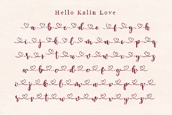 Hello Kalin font