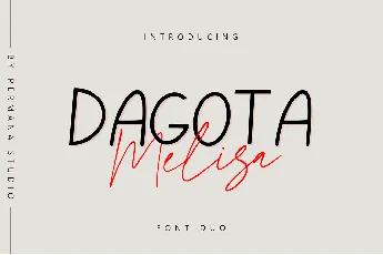 Dagota Melisa font