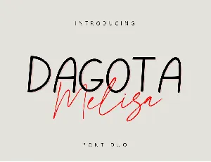 Dagota Melisa font