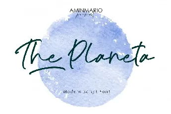 The Planeta font