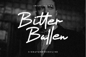 Bitter Ballen font