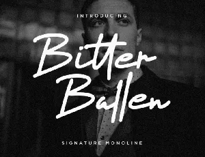 Bitter Ballen font