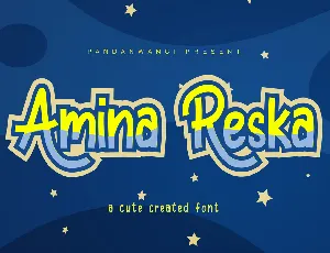 Amina Reska font