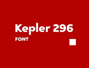 Kepler 296 Sans font