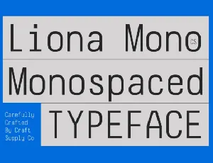 CS Liona Mono font