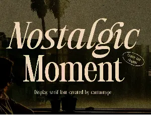 Nostalgic Moment font