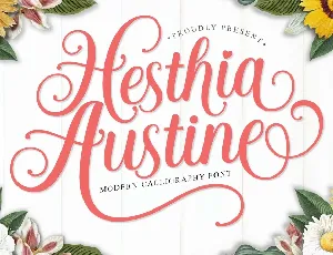 Hesthia Austine font