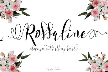 Rossaline font