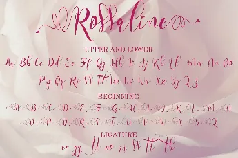 Rossaline font