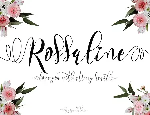 Rossaline font