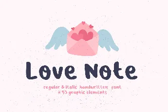 Love Note font