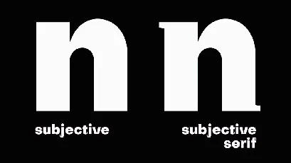 Subjectivity font