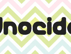 Unocide font