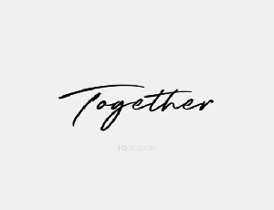 Together Handwritten font