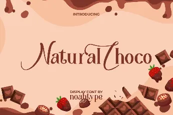 Natural Choco Demo font