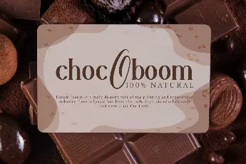 Natural Choco Demo font