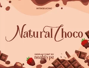 Natural Choco Demo font