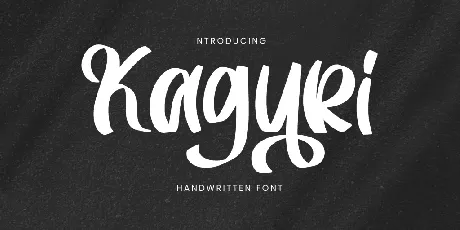 Kaguri font