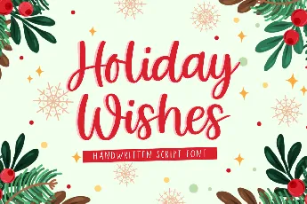 Holiday Wishes font