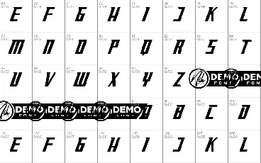 Raceout Demo font