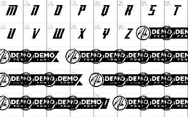 Raceout Demo font