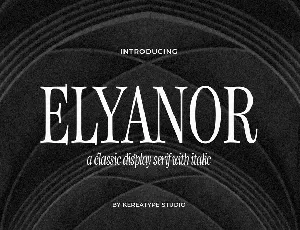 Elyanor Demo font