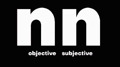 Objectivity font