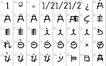 Almost Japanese font