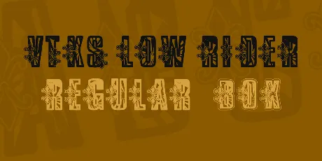 VTKS Low Rider font