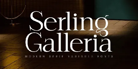 Serling Galleria font