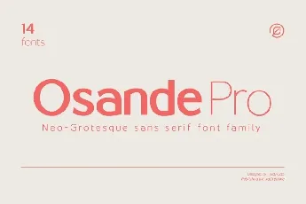 Osande font