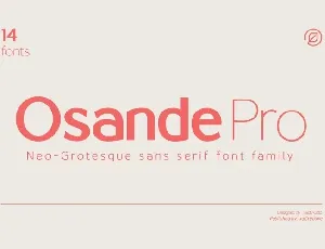 Osande font